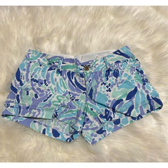 Lilly Pulitzer the Walsh shorts cotton 0 - Picture 1 of 4
